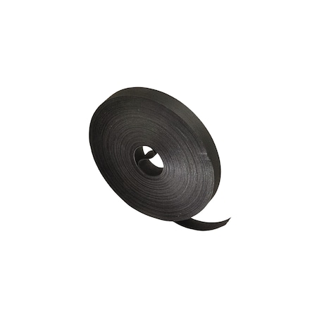 Velcro Brand QWIK TIE 3/4" WIDE, FASTENER 75FT PER ROLL, BLACK 315512